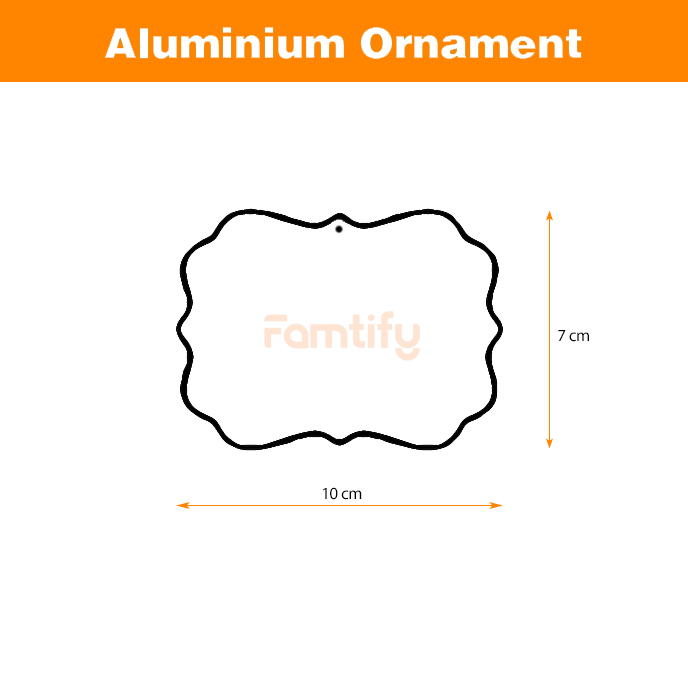 To My Daughter – Personalized Aluminum Photo Ornament