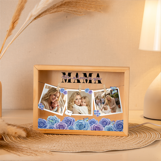If I Know What Love Is - Sentimental Mother's Day Gift from Kids - Personalized Mom Photo Frame Light Box