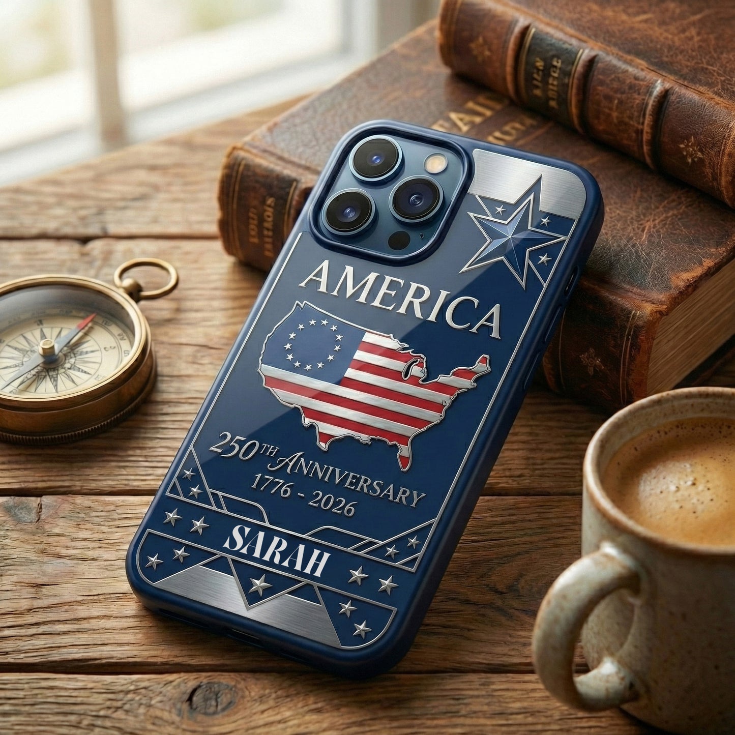 Personalized Name America 250th Anniversary Phone Case