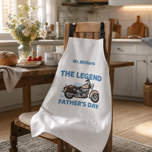 The Legend Father's Day Apron - Funny BBQ & Cooking Gift for Dad