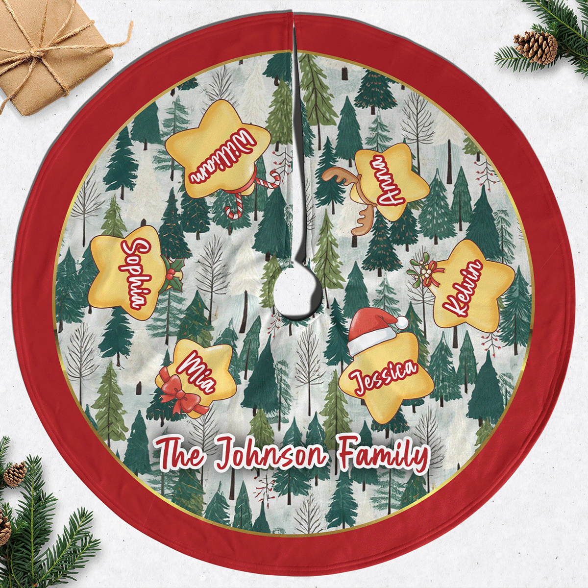 Personalized The Togetherness Christmas Tree Skirt