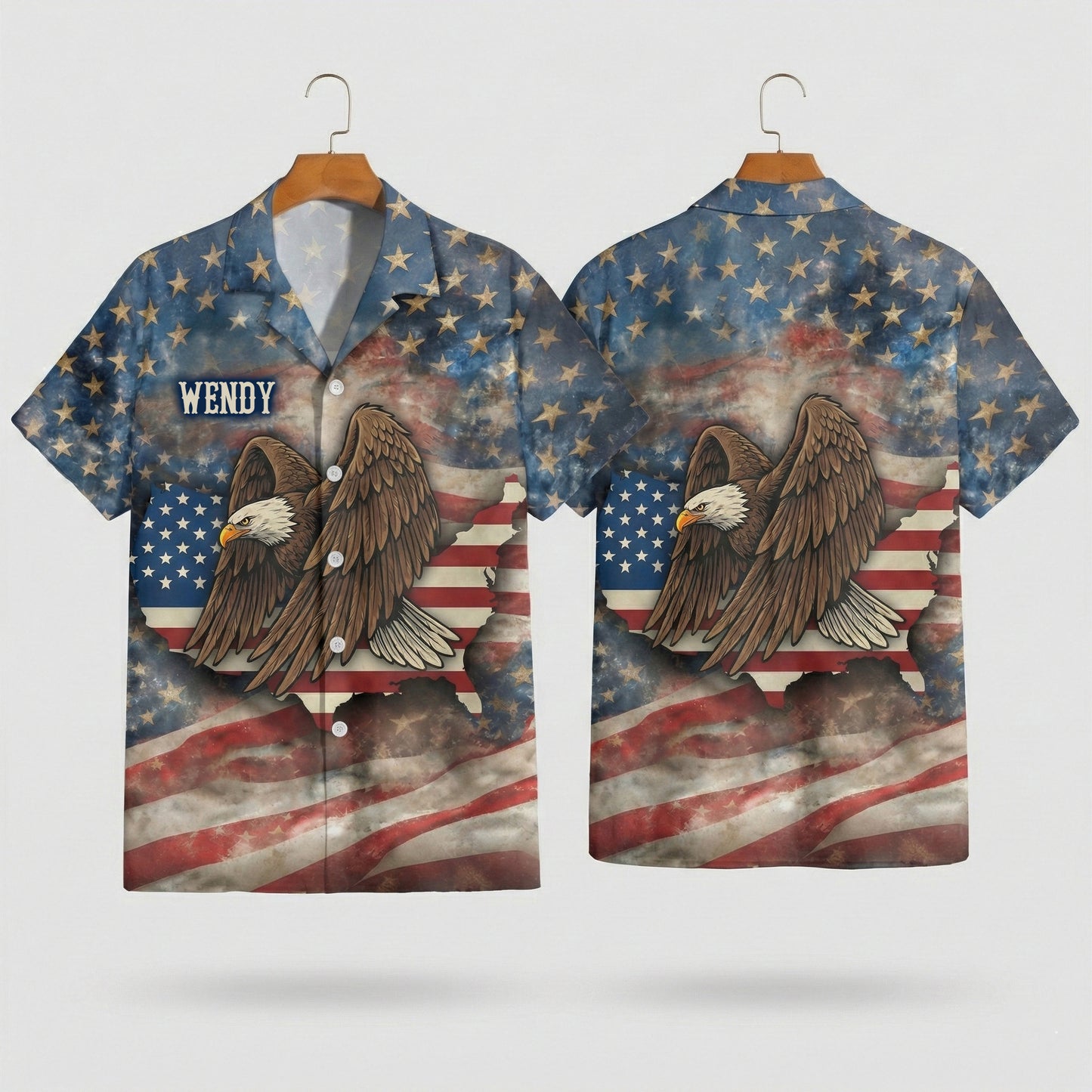 Patriotic 250th Anniversary God Bless America Eagle 1776–2026 Hawaii Shirt