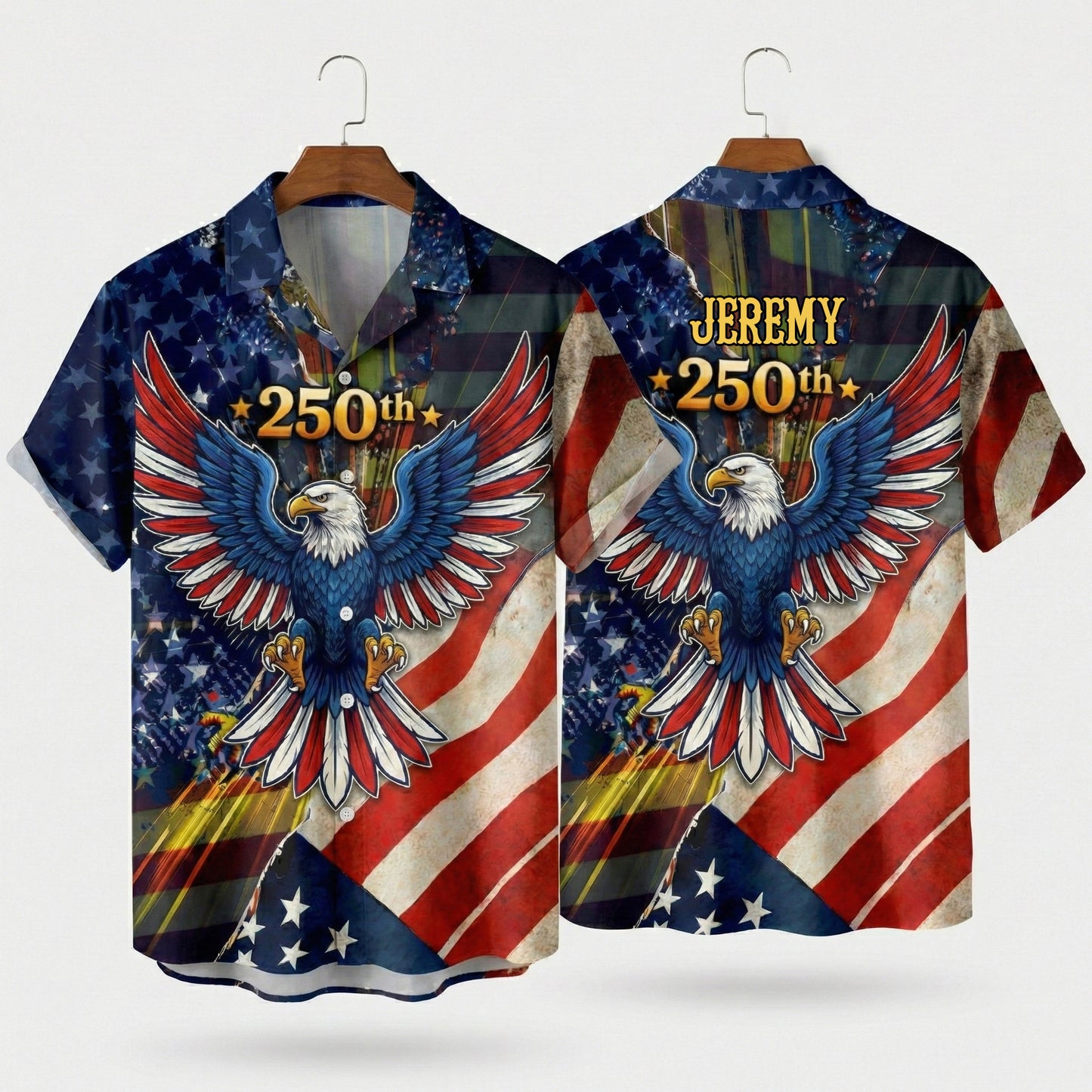 Patriotic 250th America 1776-2026 Eagle Hawaii Shirt
