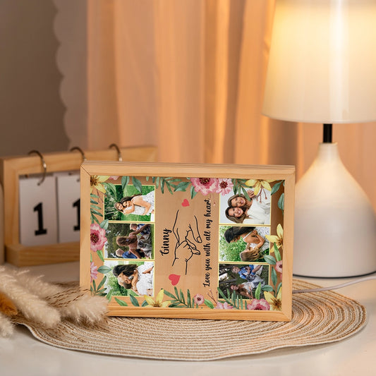Personalized Photo Frame Light Box for Mom | Mother's Day & Birthday Gift