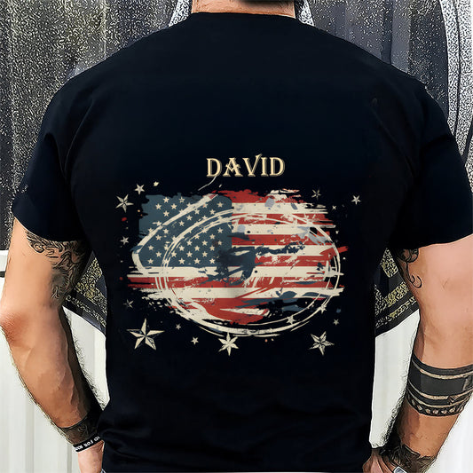 Salute To America 250th Veteran Back Side Shirt Happy America 250 Gifts