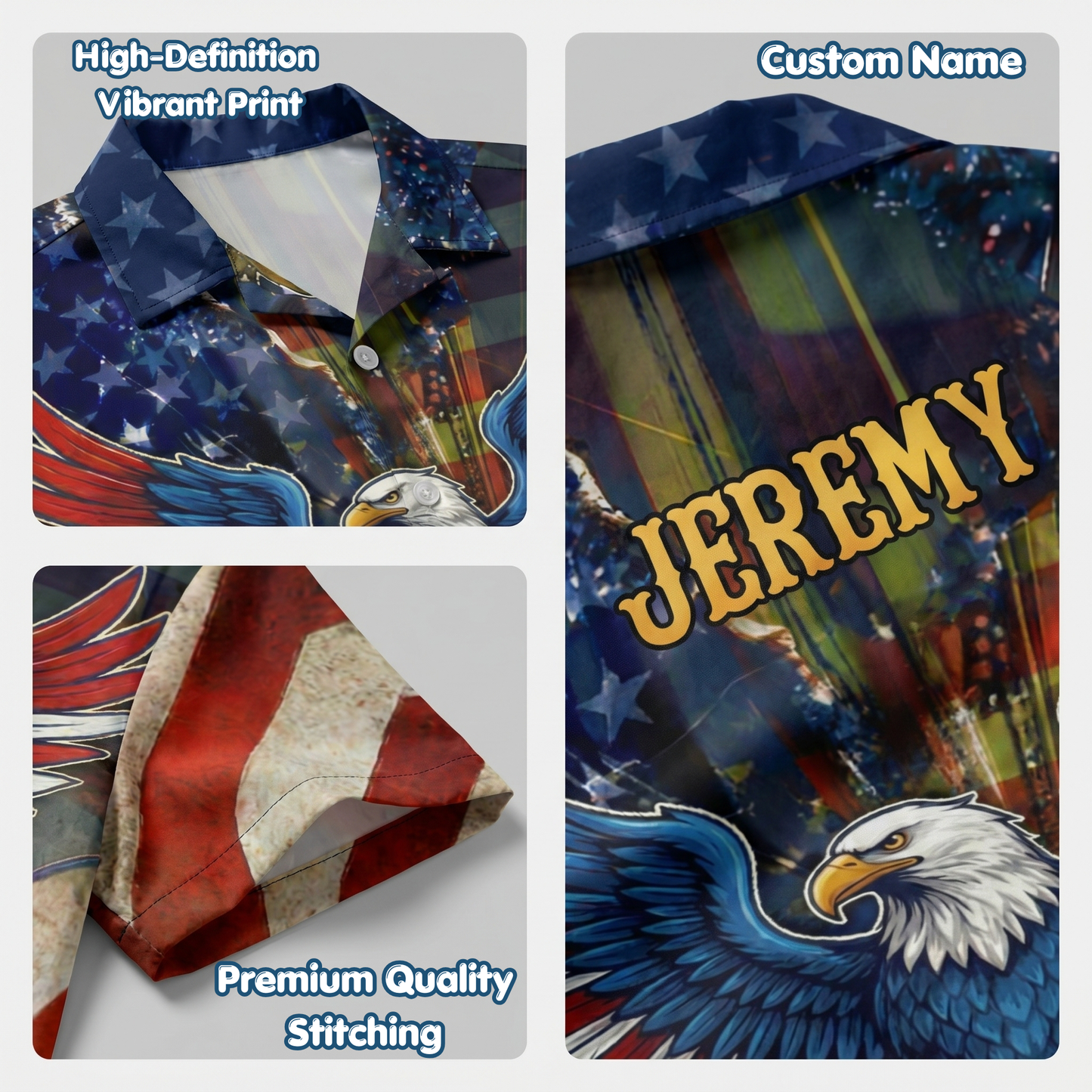 Patriotic 250th America 1776-2026 Eagle Hawaii Shirt