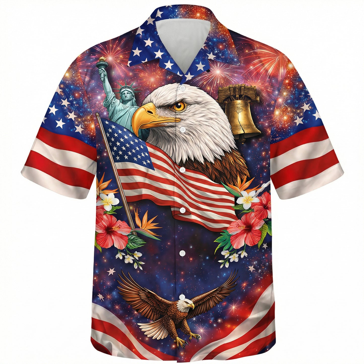 America Land of The Free Home of The Brave 250 Years of Freedom Hawaiian Shirt