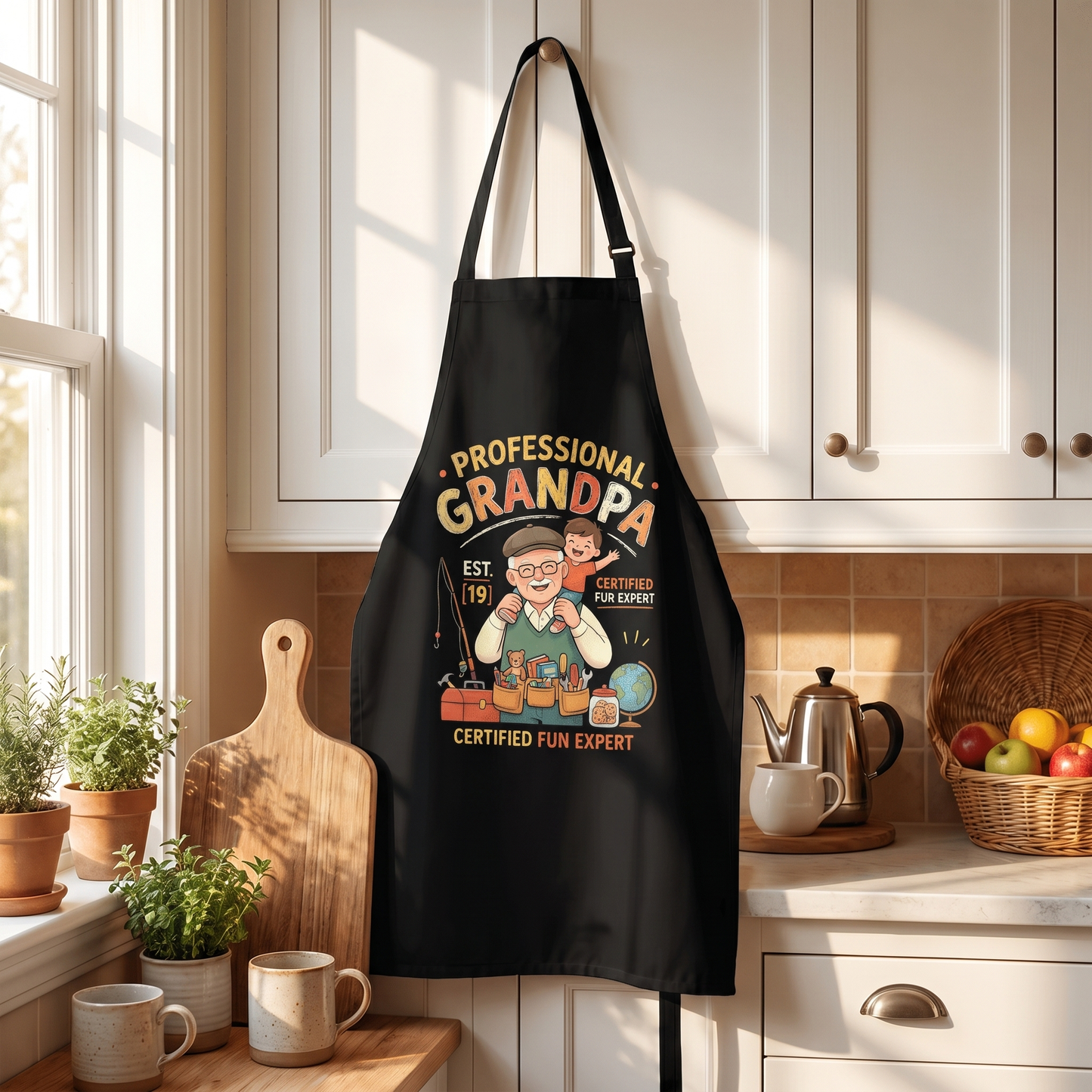 Professional Grandpa Apron – Funny Grandpa BBQ & Cooking Apron Gift