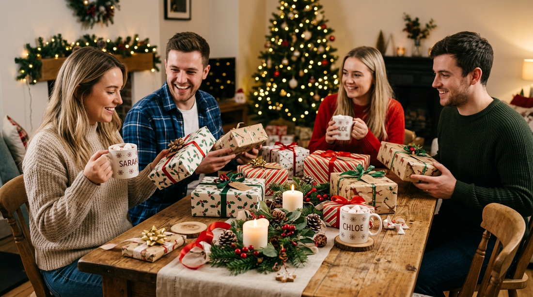 Christmas gift exchange ideas with personalized gifts