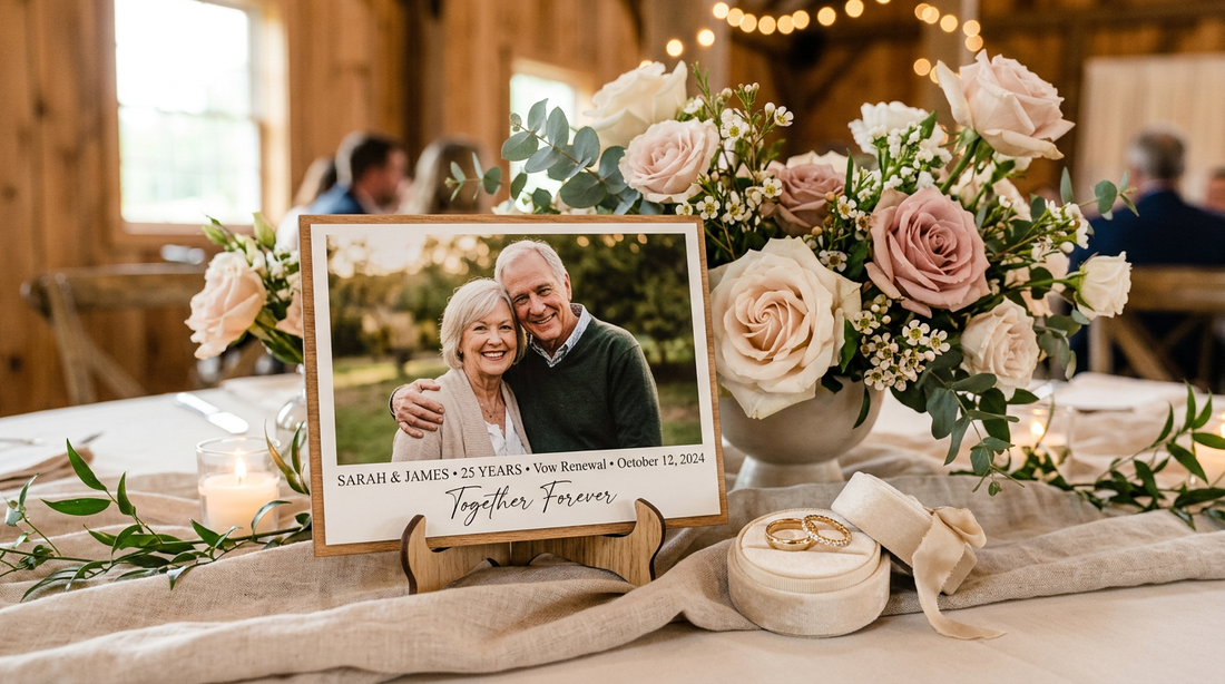Vow renewal keepsake gift ideas