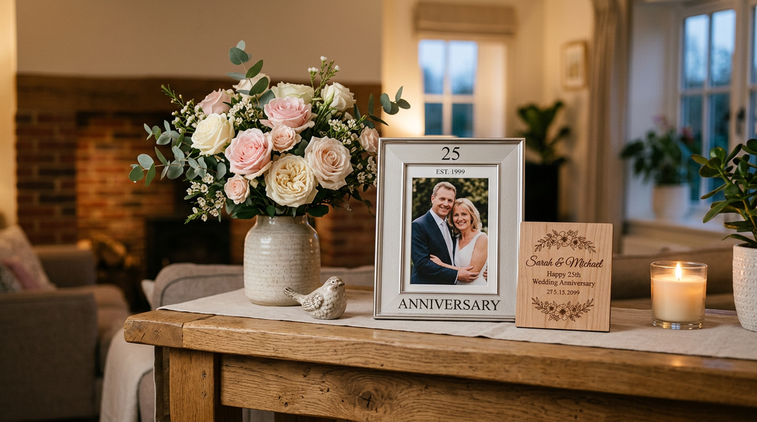 Wedding anniversary gifts by year keepsake