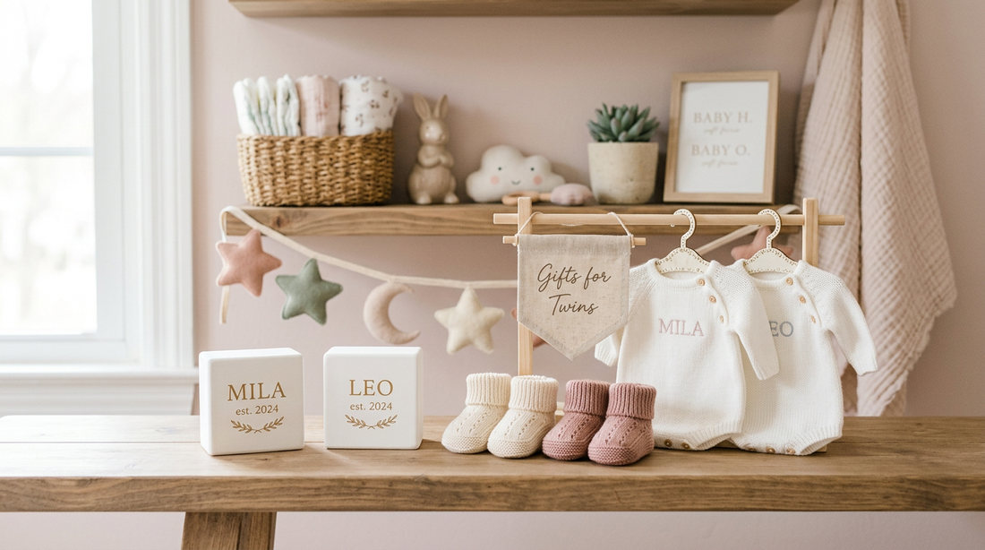 Personalized gifts for twins keepsake