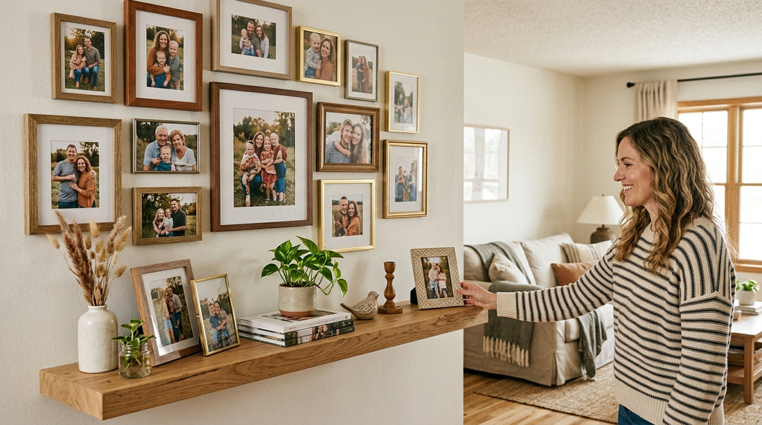 Family photo display ideas