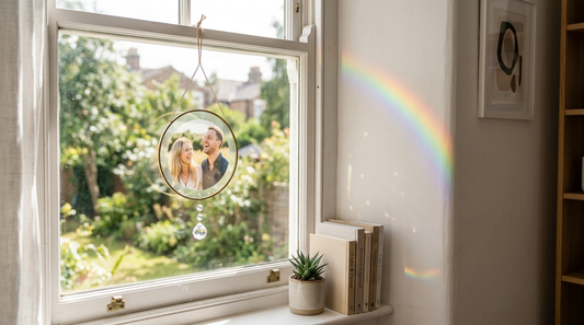 Personalized photo suncatcher