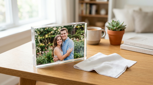 How to care for acrylic photo gifts