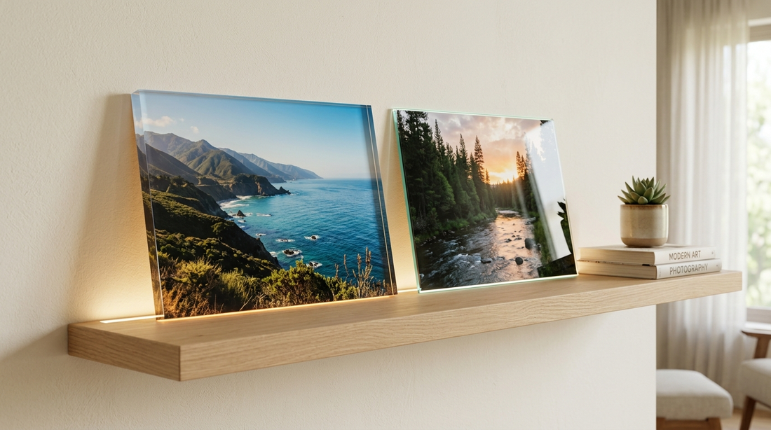 Acrylic vs glass photo prints