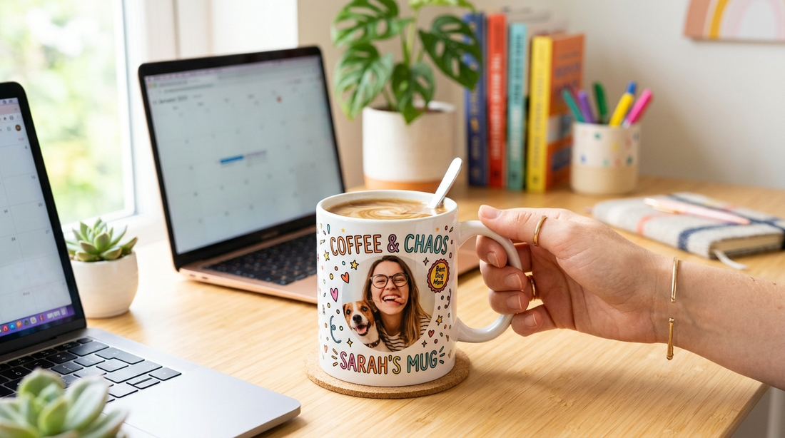 Funny personalized photo mug