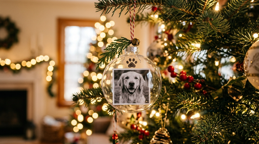 Pet memorial Christmas ornament