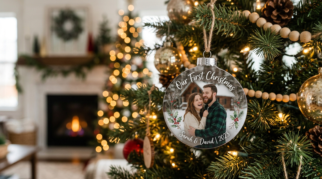 Couples Christmas ornament