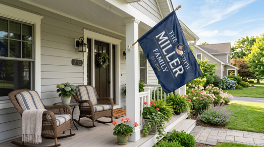 Personalized house flags