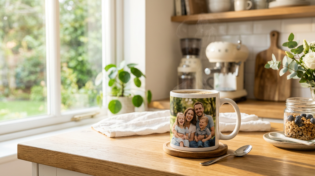 Personalized photo mug guide
