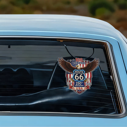 USA 250 Anniversary Window Decal Sticker – Patriotic America 250 Design