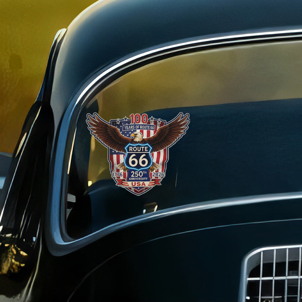 USA 250 Anniversary Window Decal Sticker – Patriotic America 250 Design