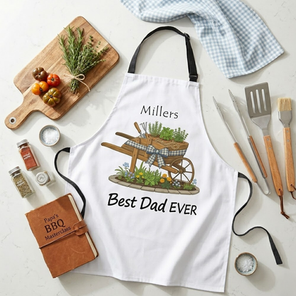 Best Dad Ever Apron – Funny Cooking & BBQ Gift for Dad