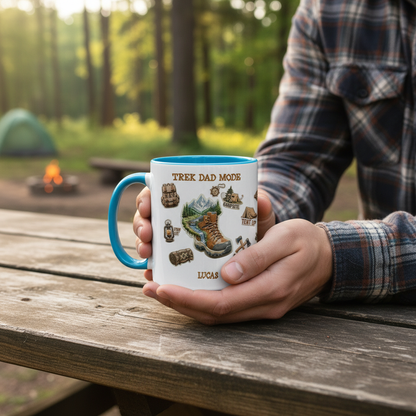 Personalized Dad Mug – Trek Dad Mode Custom Name Coffee Mug