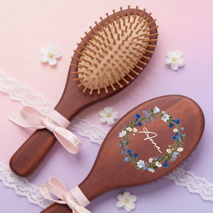 Custom Hand-Painted Hair Brushes – Thoughtful Mother’s Day Gift for Mom
