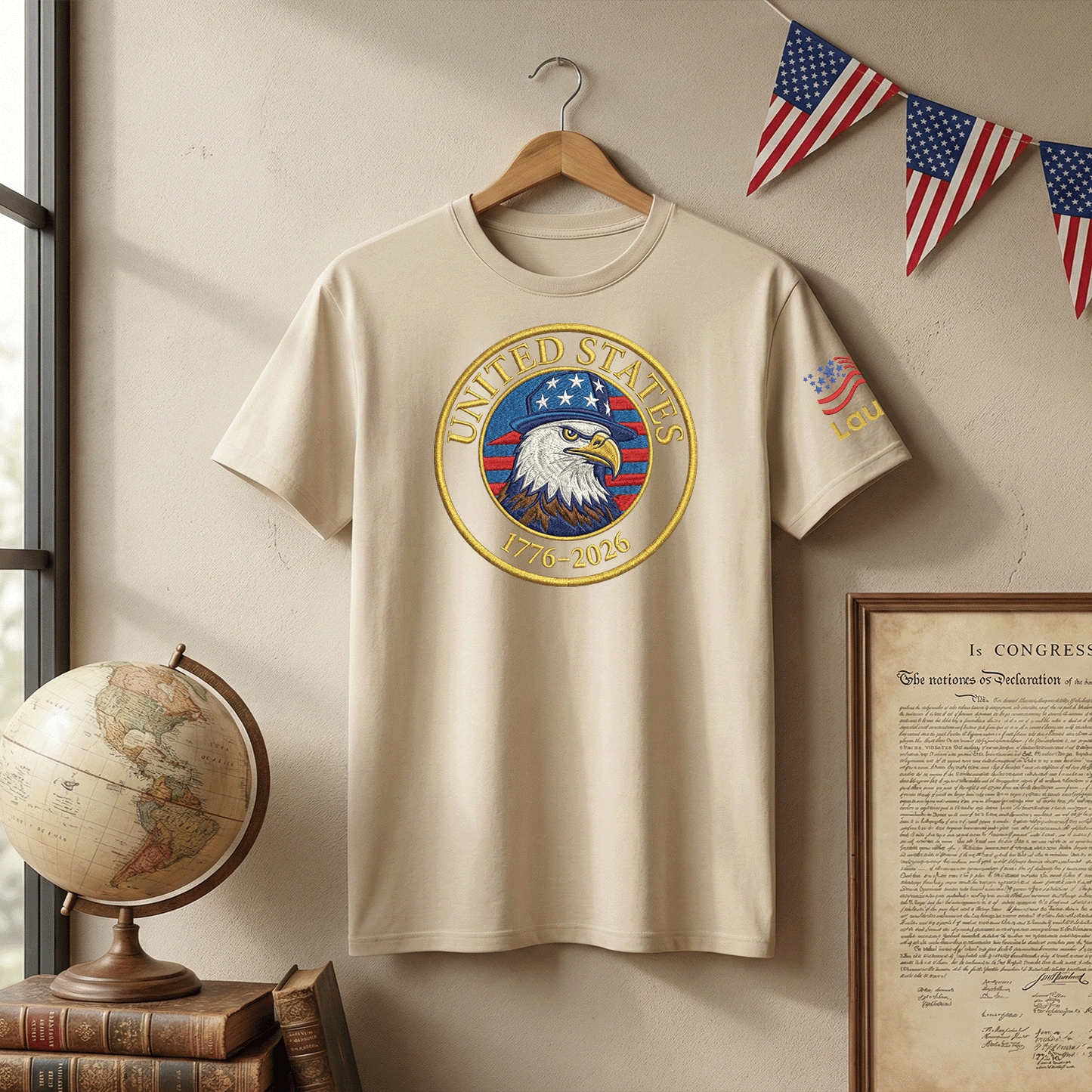 America 250th Anniversary T-Shirt - United States 1776-2026 Patriotic Pride Tee