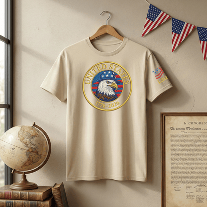 America 250th Anniversary T-Shirt - United States 1776-2026 Patriotic Pride Tee