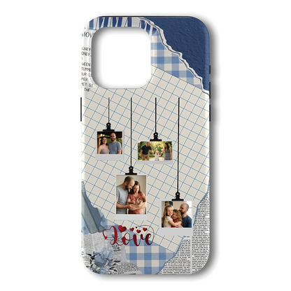 Personalized Photo Phone Case – “Love Dad” Custom Family Gift