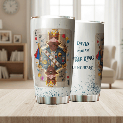 King of Dads 20oz Tumbler – Father’s Day Gift Cup for Dad