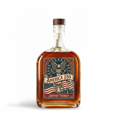 250 Years America Independence We The People US Whiskey Bottle