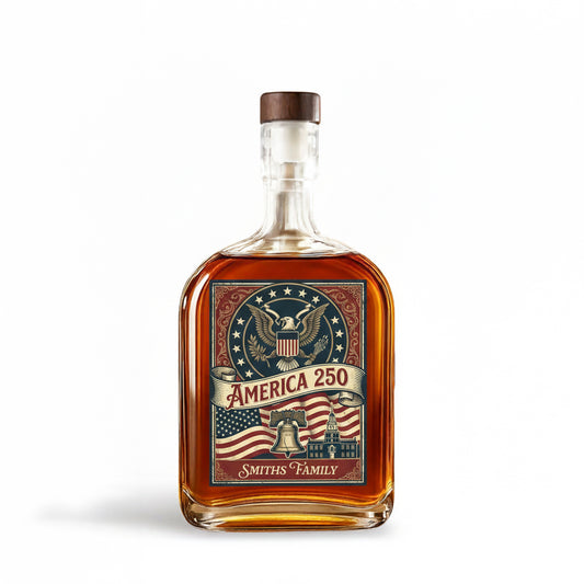 250 Years America Independence We The People US Whiskey Bottle