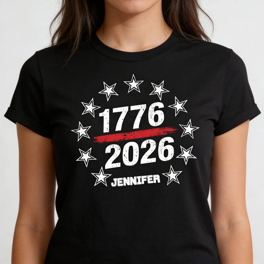 1776 - 2026 USA 250th Anniversary Dark Shirt