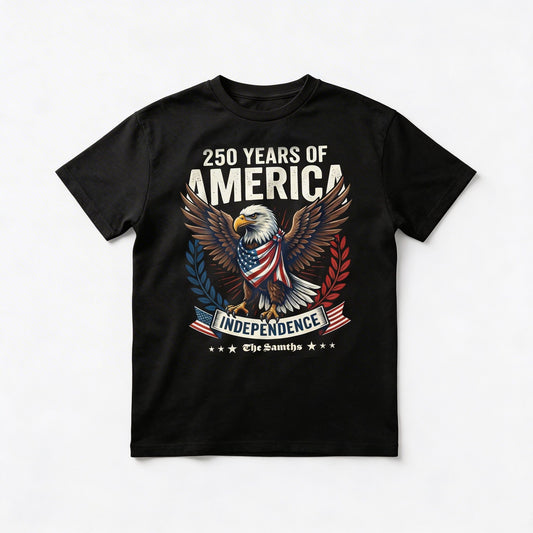America 250 Years Eagle Independence Day Patriotic Shirt