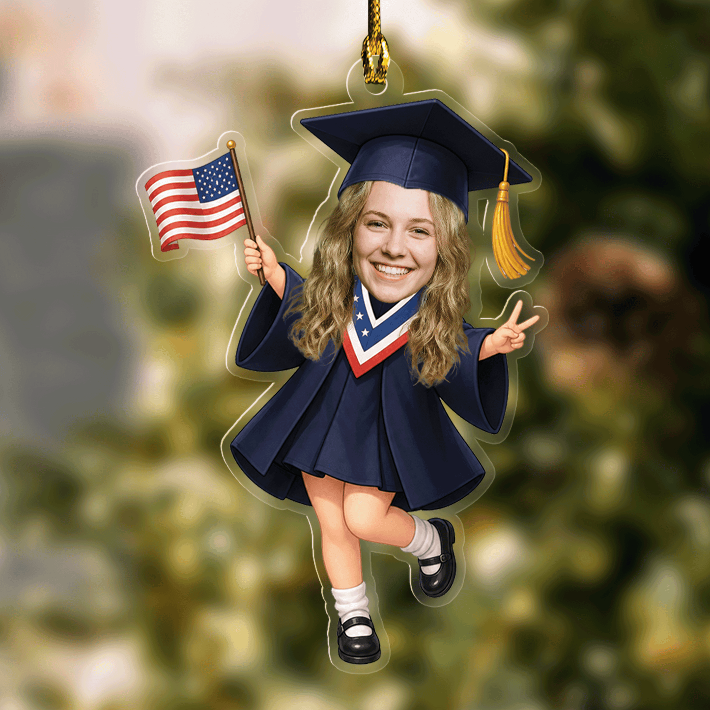 Personalized Custom Photo Graduation Acrylic Ornament