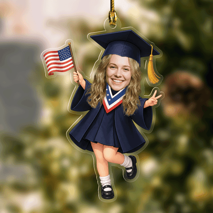 Personalized Custom Photo Graduation Acrylic Ornament