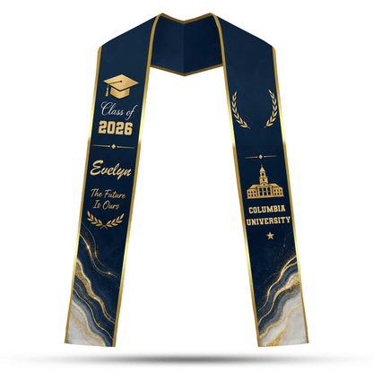Personalized The Future Is Ours Graduation Stole – Custom Photo and Name