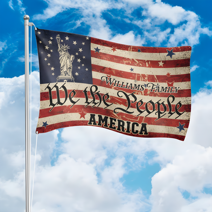 We The People Flag America 250th Anniversary House Flag