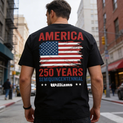 America 250 Years Semiquincentennial Back Shirt