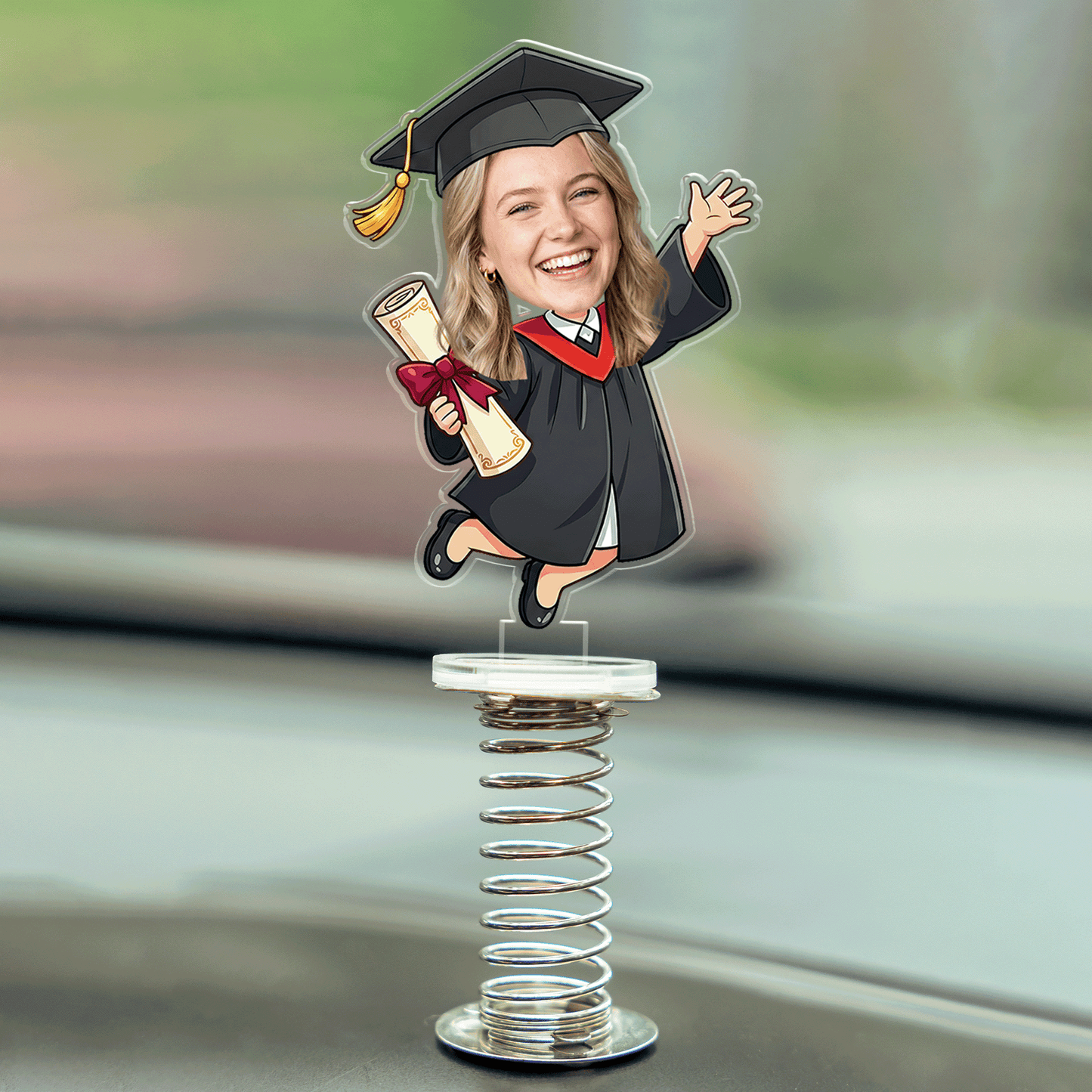 Personalized Graduation Drive Safe Car Standee – Custom Photo Acrylic Gift