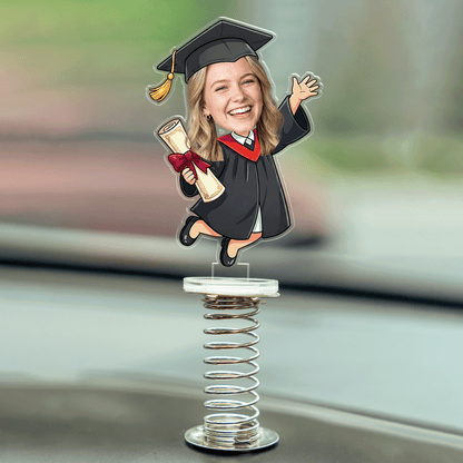 Personalized Graduation Drive Safe Car Standee – Custom Photo Acrylic Gift