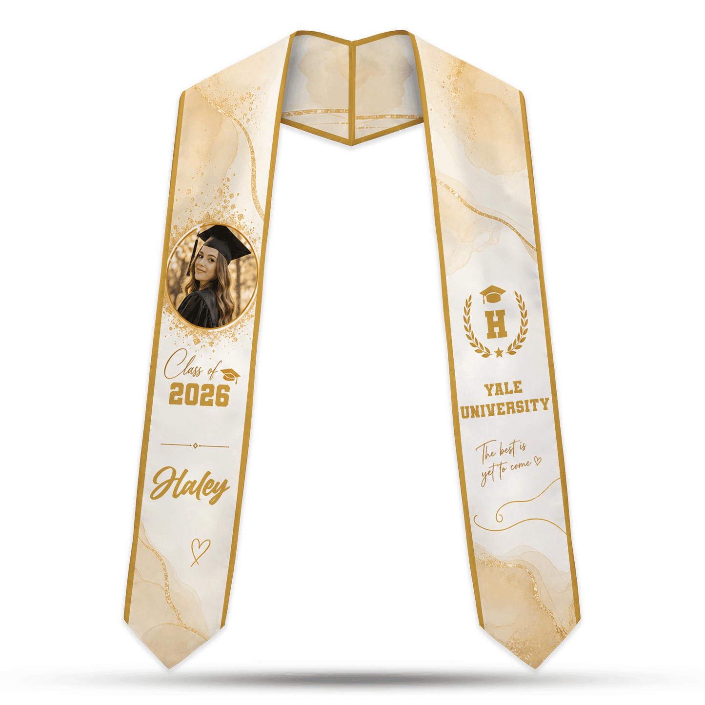 Personalized The Best Is Yet to Come Graduation Stole – Custom Name