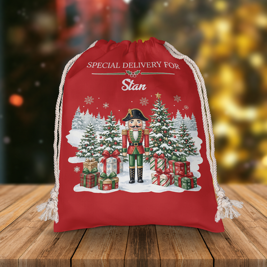 Personalized Special Delivery for Christmas Sack with Custom Name