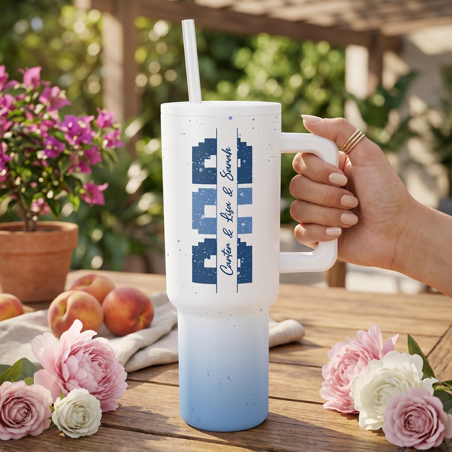 Personalized 40oz Tumbler for Dad – Custom Name Father’s Day Gift Cup