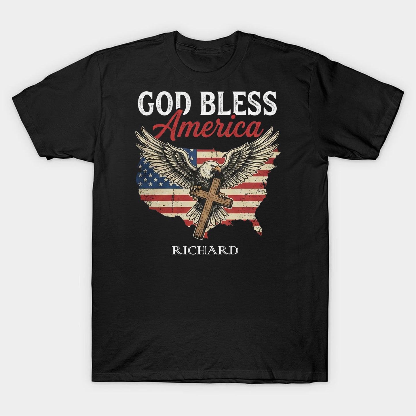 Patriotic 250th Anniversary God Bless America Eagle 1776–2026 Shirt