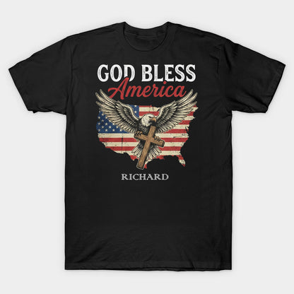 Patriotic 250th Anniversary God Bless America Eagle 1776–2026 Shirt